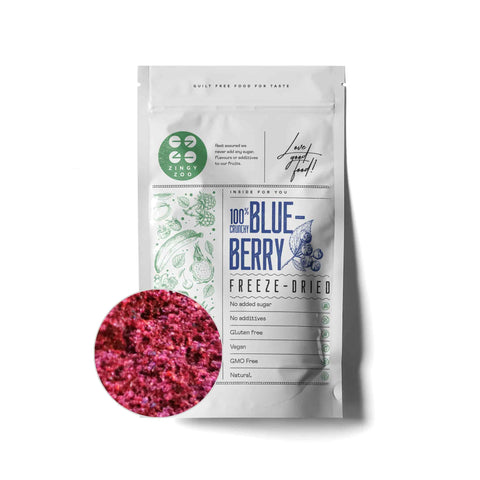 ZingyZoo Freeze Dried Wild Blueberry Powder, 100g