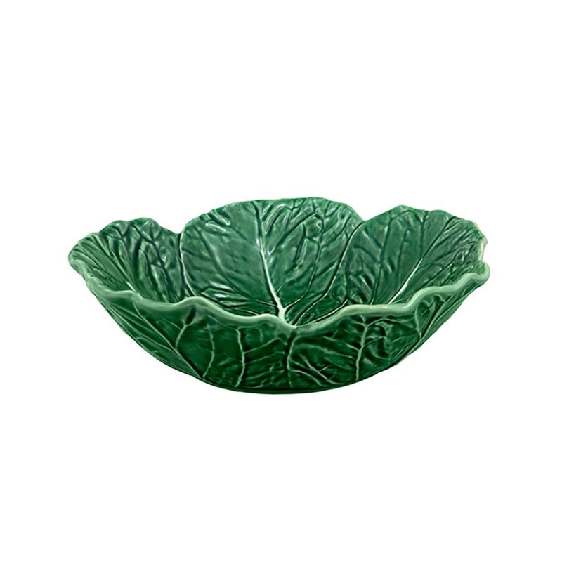 Bordallo Pinheiro Cabbage Leaf Salad Bowl 29cm Tableware