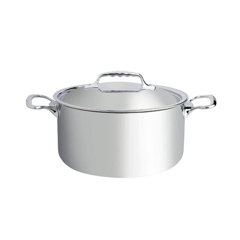 De Buyer Affinity Stainless Steel Casserole Pan with Lid