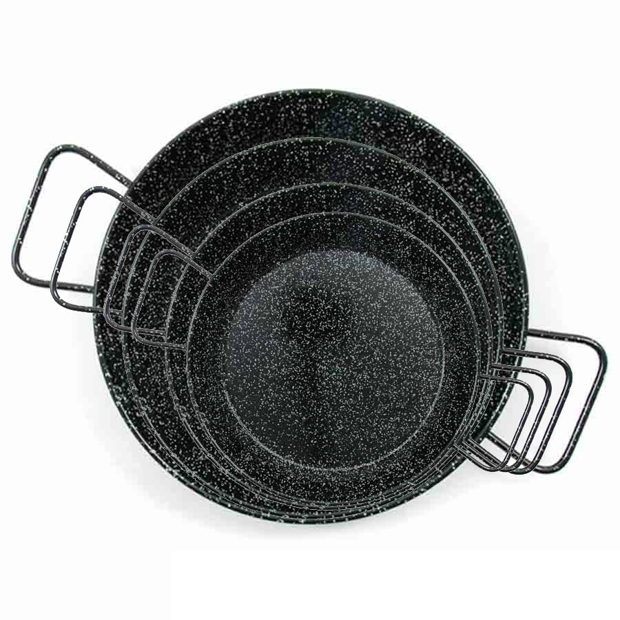 Metaltex - Paella-pan van geëmailleerd staal, 4 porties, 30 cm Metaltex - Paella-pan van geëmailleerd staal, 4 porties, 30 cm