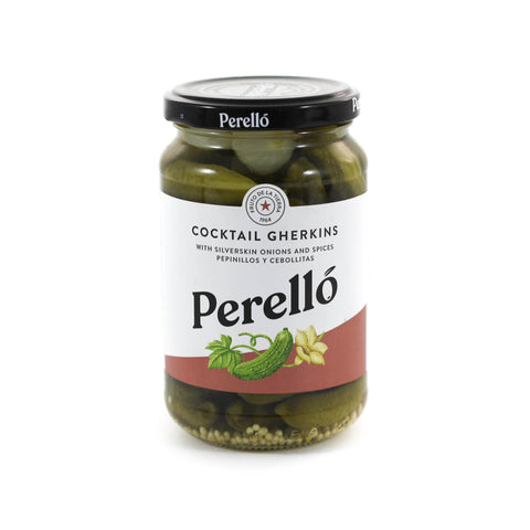 Perello Cocktail Gherkins, 190g