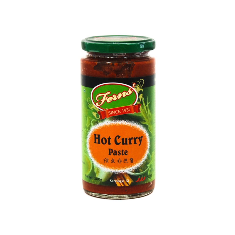 Ferns' Hot Curry Paste 380g Ingredients Sauces & Condiments Asian Sauces & Condiments Indian Food