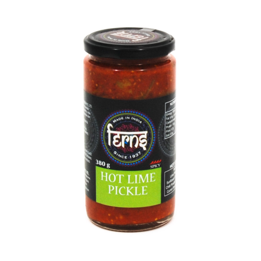 Ferns' Hot Lime Pickle 380g Ingredients Sauces & Condiments Asian Sauces & Condiments Indian Food