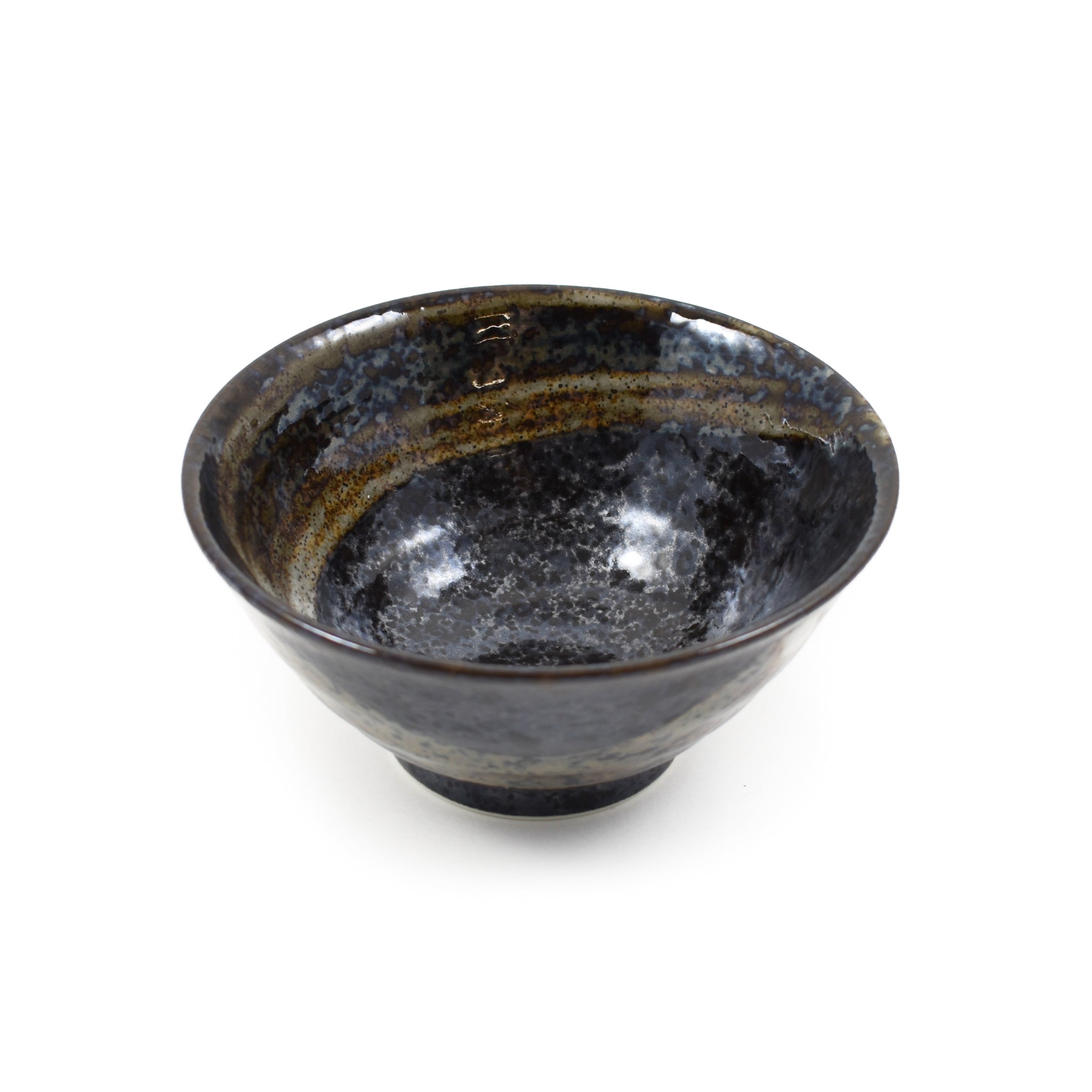Kiji Stoneware & Ceramics Karasuba-Iro Medium Rice Bowl Tableware Japanese Tableware Japanese Food