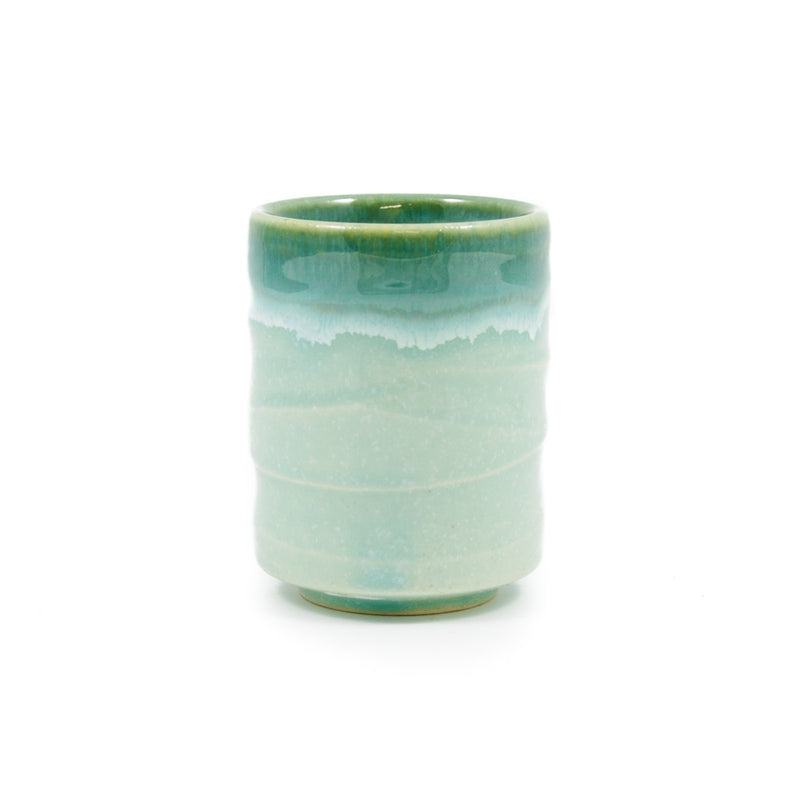 Kiji Stoneware & Ceramics Haro Green Japanese Tea Cup 150ml Tableware Japanese Tableware Japanese Food