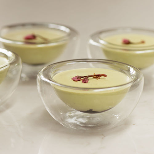 Portuguese Tableware Medium Double-Walled Glass Bowl x 3 170ml Tableware Jugs & Glassware