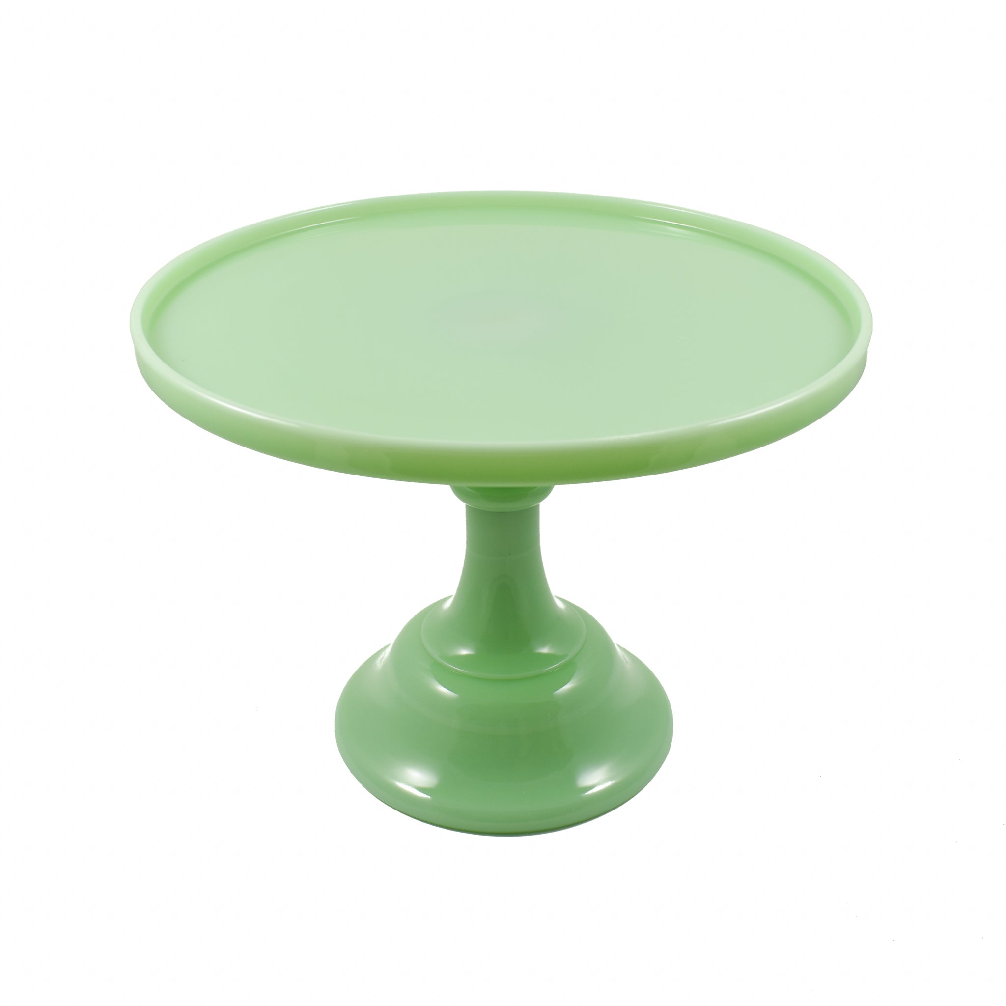 Mosser Glass Jade Milk Glass Cake Stand - Main Image