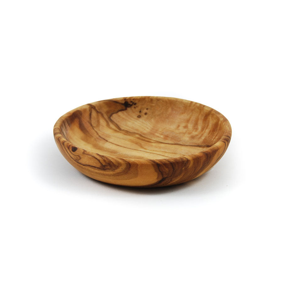 Naturally Med Olive Wood Round Dipping Bowl 9cm Tableware Wooden Boards & Chopping Boards