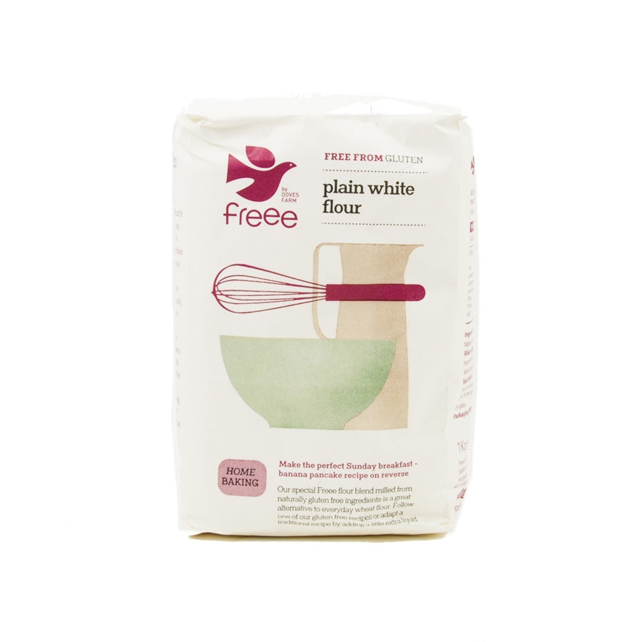 Doves Farm Gluten Free Plain White Flour 1kg Ingredients Flour Grains & Seeds