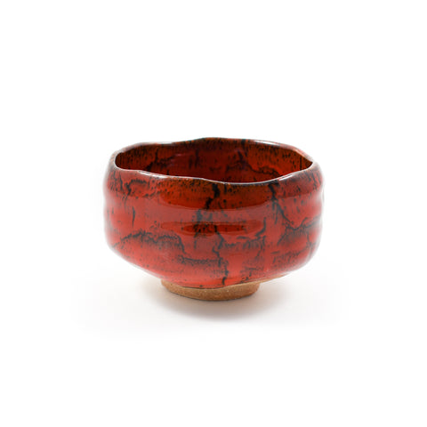 Red Fire Matcha Bowl, 11.7cm