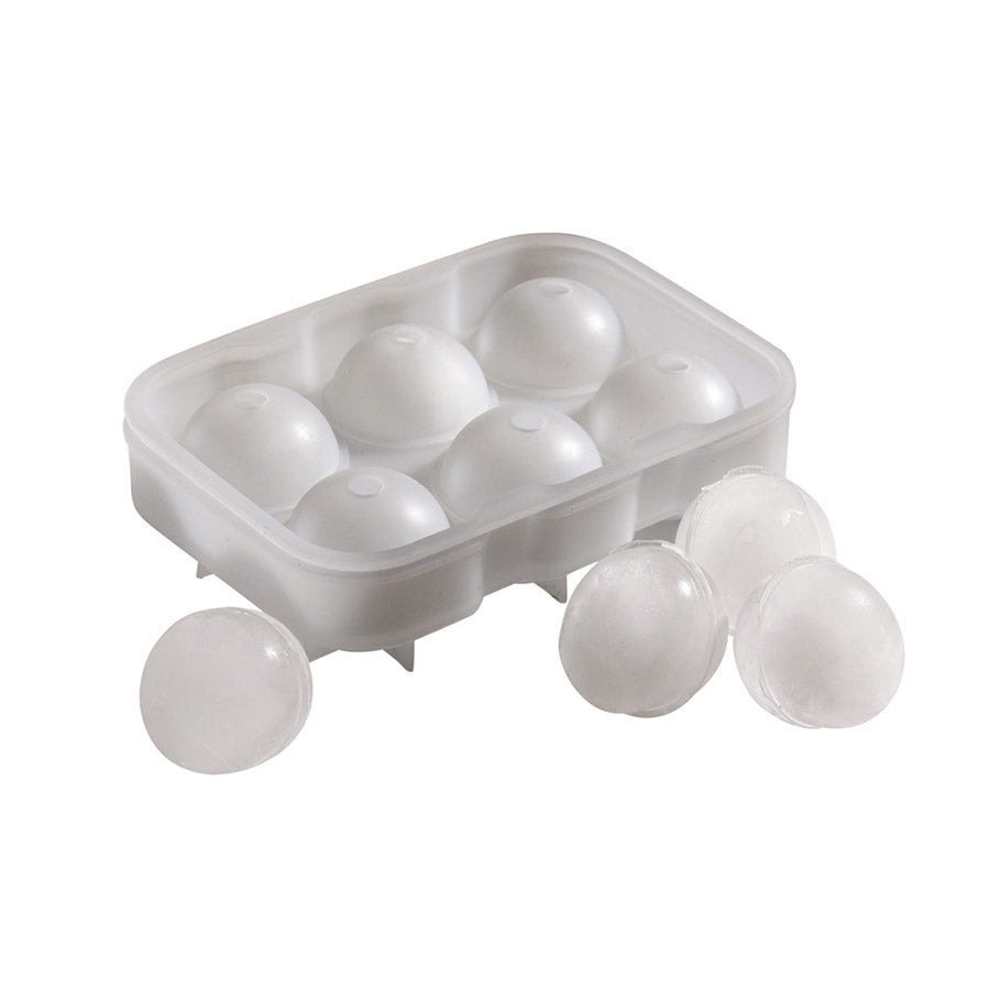 Cocktail'd 6 Cavity Silicone Ice Ball Mould Cookware Barware