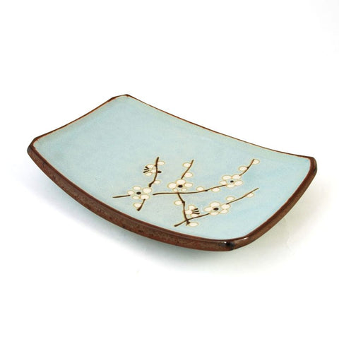 Sakura Blossom Side Plate, 19cm x 13cm