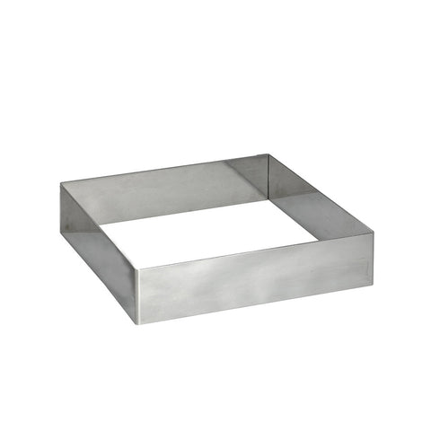 De Buyer Stainless Steel Square Pastry Ring, 20cm