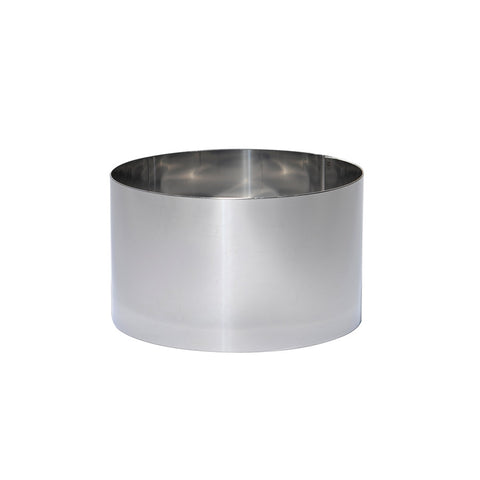 De Buyer Stainless Steel Pastry Ring, 8cm