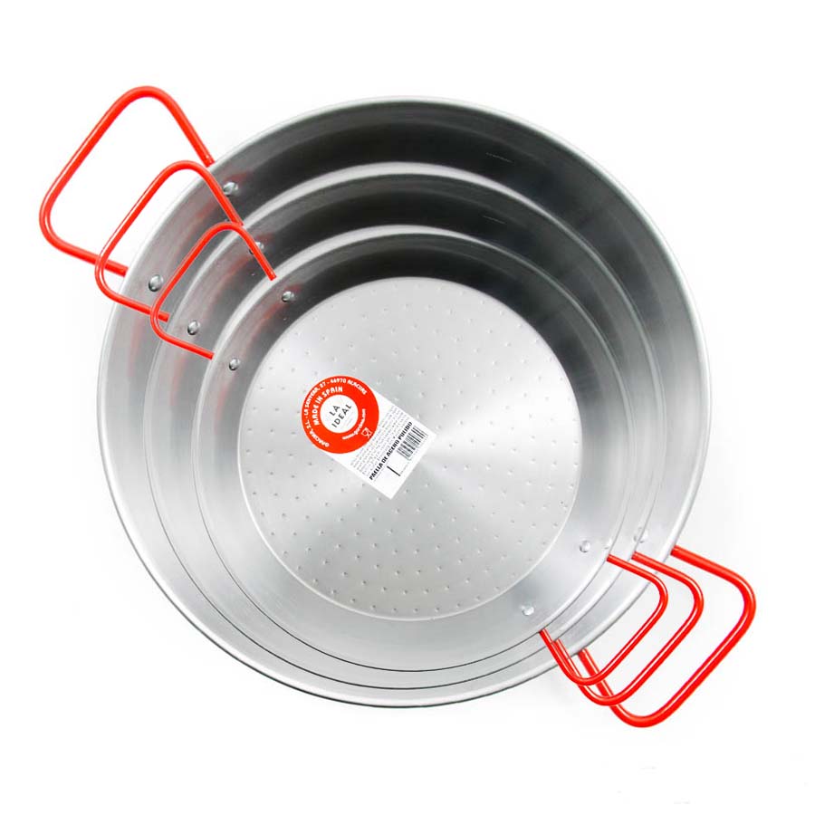 La Ideal Steel 12 Person Paella Pan 40cm Cookware Pots & Pans Spanish Food
