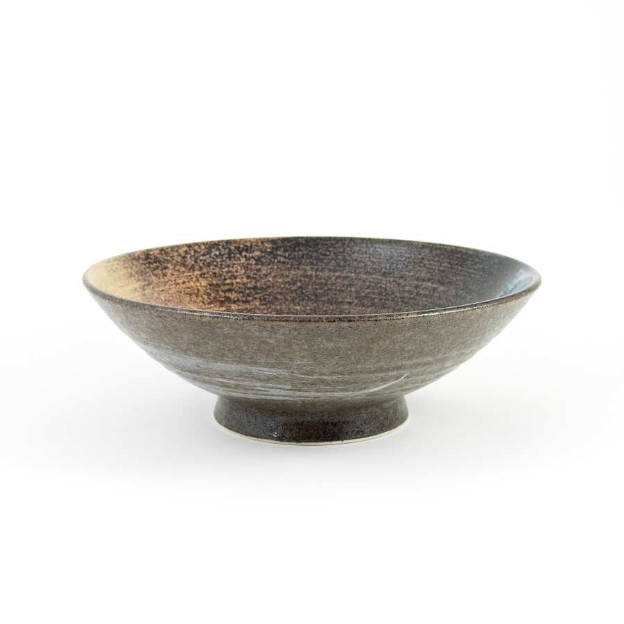 Kiji Stoneware & Ceramics Blue-Black Glaze Bowl Tableware Japanese Tableware Japanese Food