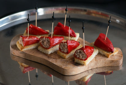 Basque Pintxo Piquillo Peppers Stuffed With Bonito Recipe