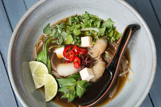 Vietnamese Pho With Shirataki Noodle Nests Recipe