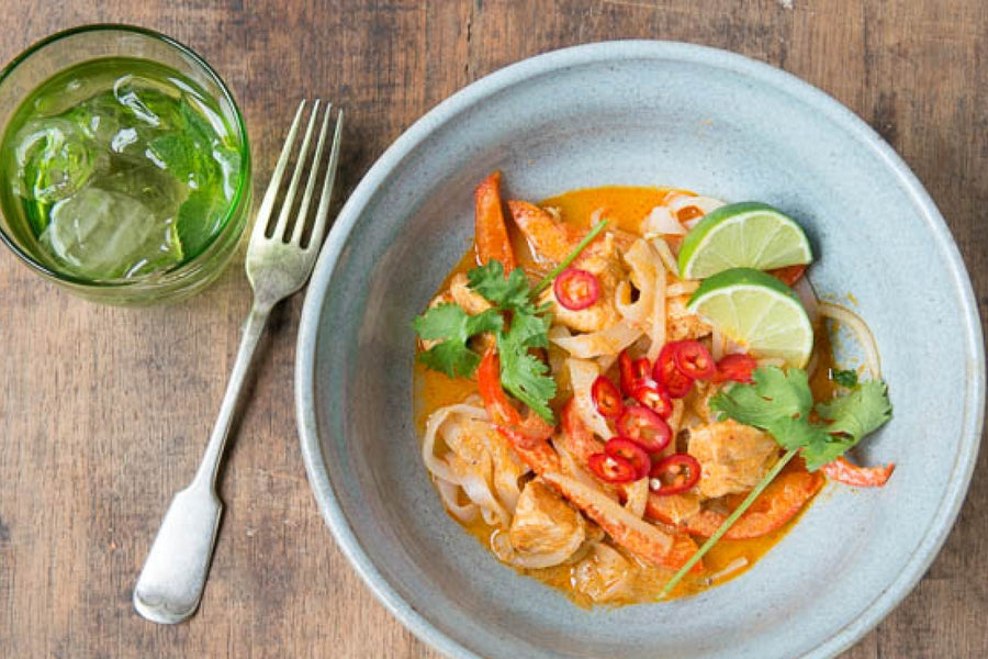 Thai Panang Curry Shirataki Noodle Recipe