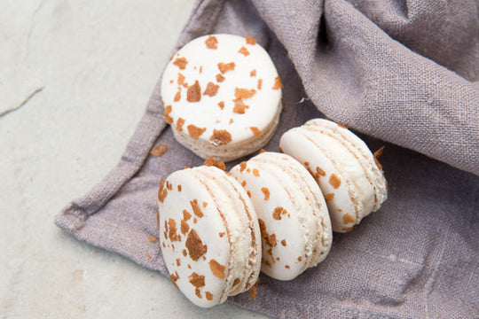 Feuilletine & Salted Caramel Macarons Recipe