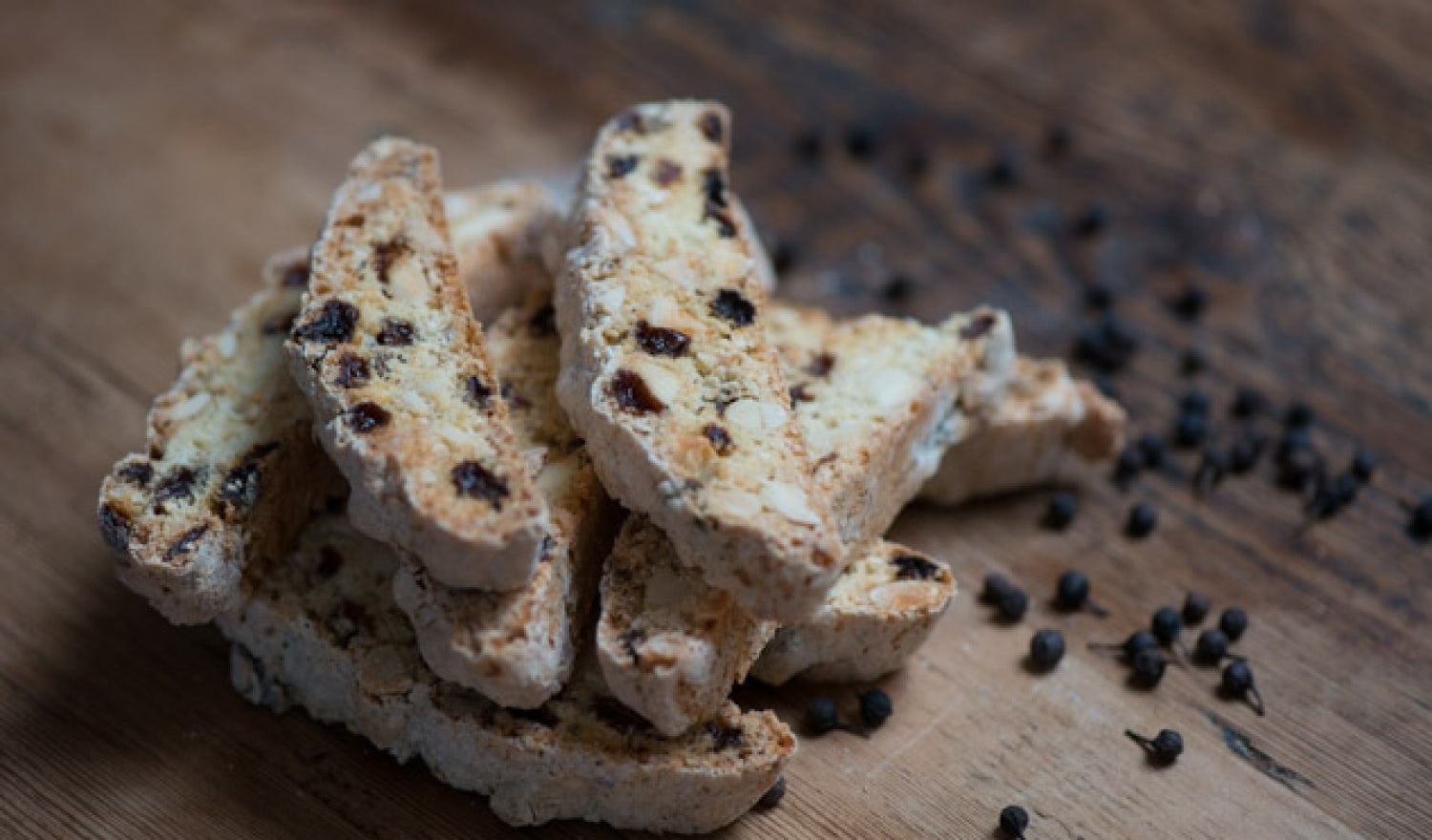 Cubeb Pepper & Raisin Biscotti Recipe