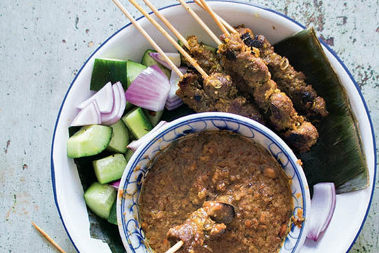 The Chicken And Rice Cookbook: Mutton Satay Recipe