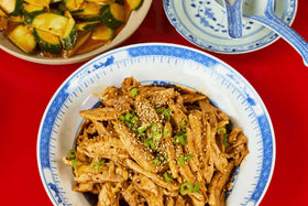Poached Chicken with Sichuan Pepper Oil, by Fuschia Dunlop
