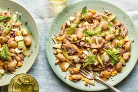 Tuna, Butter Bean & Celery Salad With Anchovy Dressing