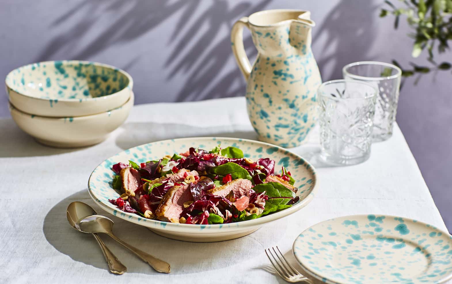 Roast Duck Salad with Grapefruit, Radicchio & Balsamic Dressing Recipe