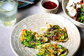 Korean courgette pancakes