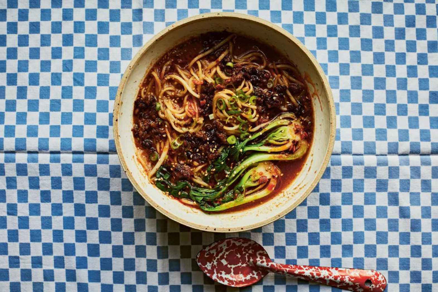 One-Pan Peanut Butter Tantanmen by Tim Anderson Recipe
