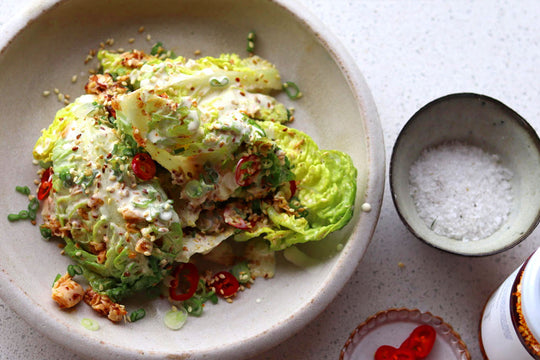 Tuna Peanut Rāyu - 2 Minute Salad Recipe