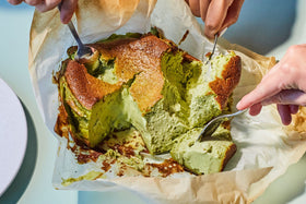 Matcha Burnt Basque Cheesecake Recipe