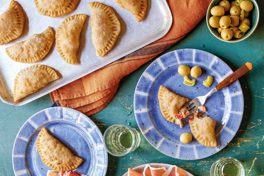 Roast Pepper, Onion, & Tuna Empanadilla Recipe (Empanadillas de Atún Con Pimientos Rojos y Cebolla Asados)