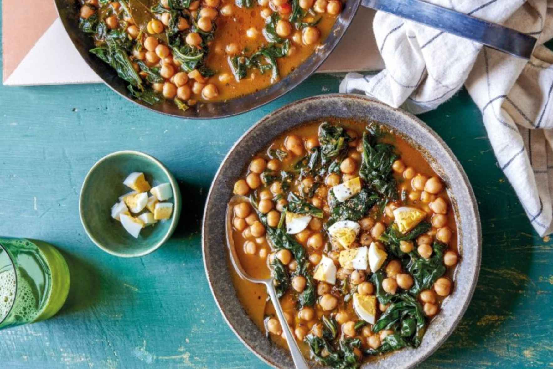 Chickpea & Spinach Stew Recipe (Potaje De Garbanzos Con Espinacas)