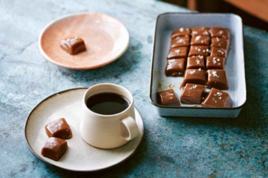 Salted Soy Sauce Caramel Bites Ganjang Caramel Recipe