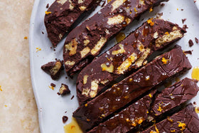 No-Bake Fudgy Chocolate Log (Doukissa) Recipe