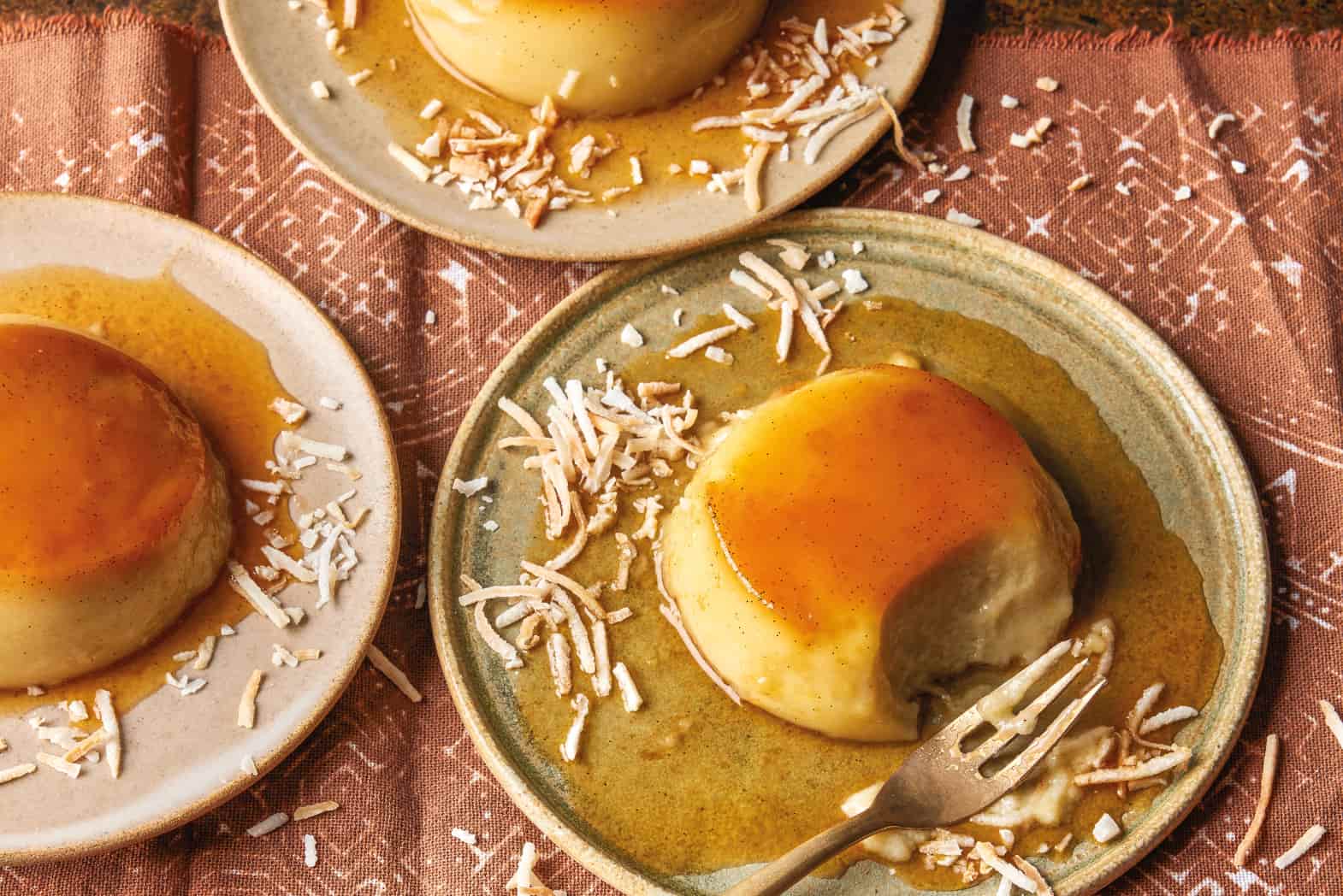 Caramel Maprow Pudding - Coconut Caramel Pudding Recipe