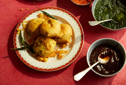 Vada Pav - Spiced Potato Fritter Roles Recipe by Julius Fiedler