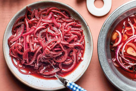 Sweet/Sour Sumac Pickled Onions Recipe