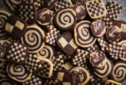 Schwarz-Weiß-Gebäck, Black and White Biscuit Recipe by Jurgen Krauss