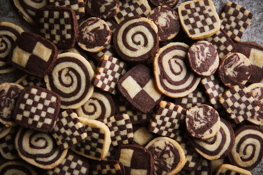 Schwarz-Weiß-Gebäck, Black and White Biscuit Recipe by Jurgen Krauss