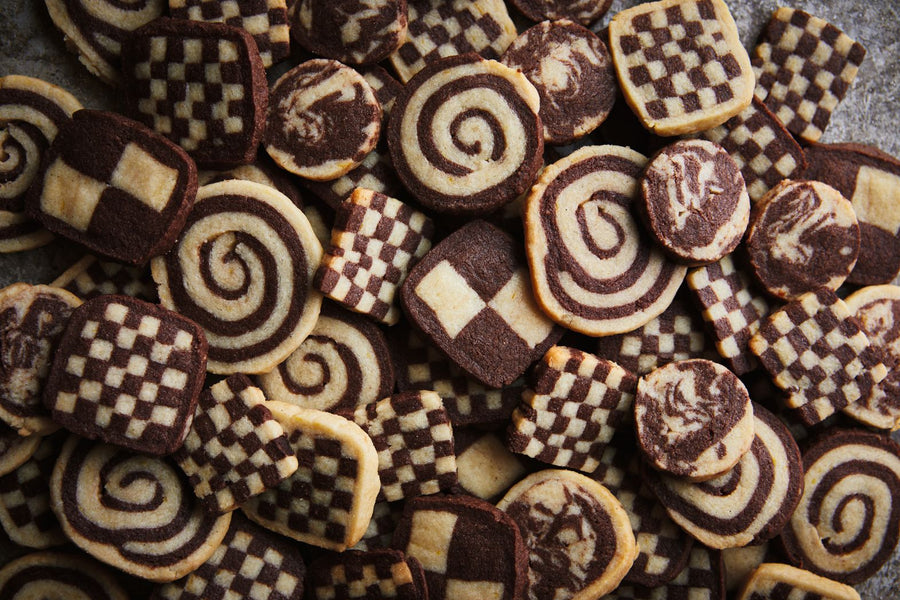 Schwarz-Weiß-Gebäck, Black and White Biscuit Recipe by Jurgen Krauss