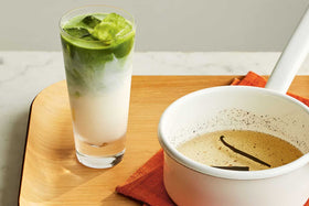 Iced Vanilla Sea Salt Matcha Latte Recipe