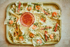 Seafood Rice Crackers Recipe, by Thuy Diem Pham