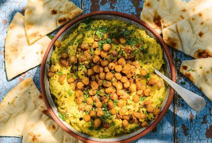 Smoked Squash Dip with Spicy Chickpeas, by Genevieve Taylor