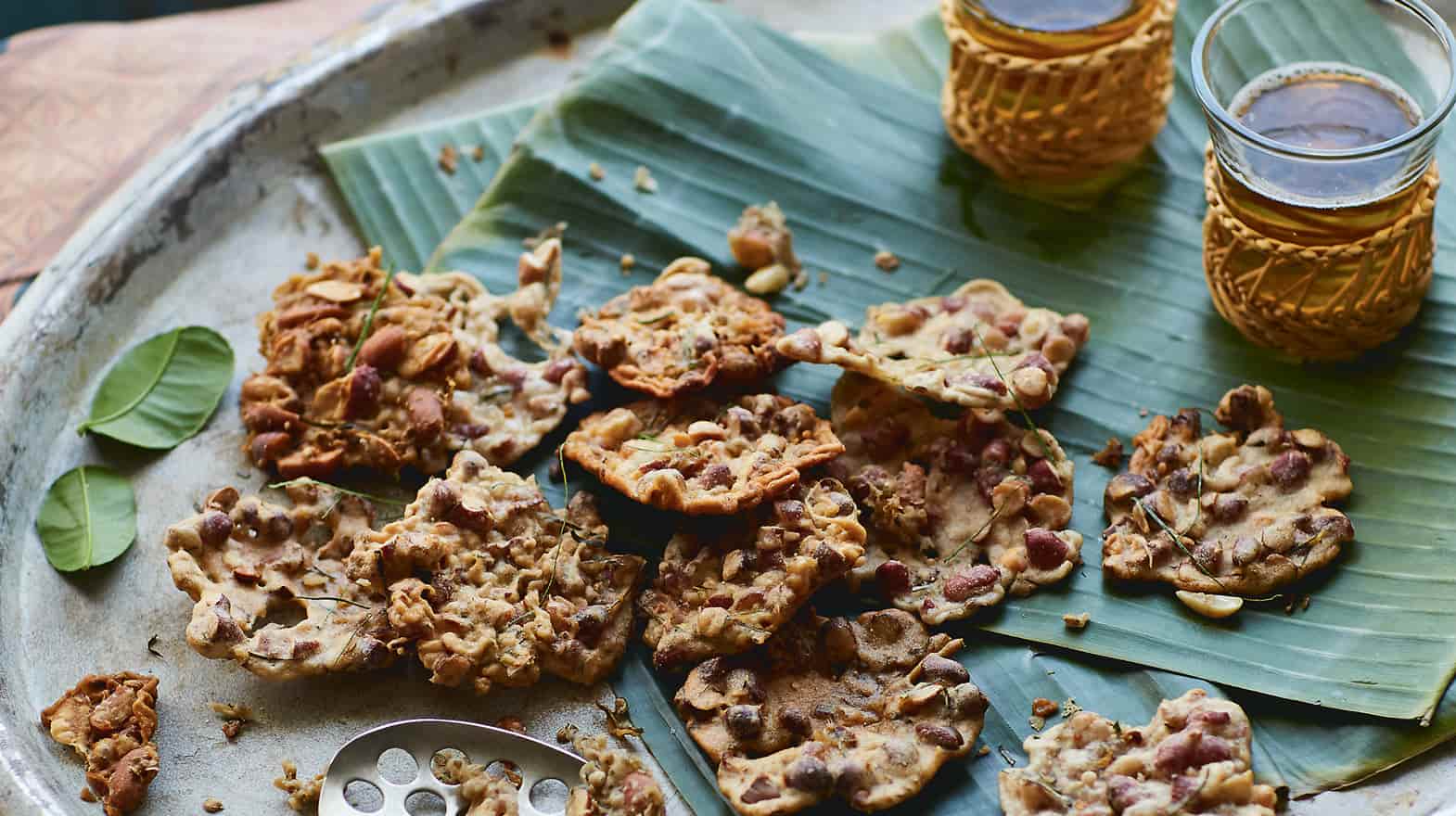 peanut & lime leaf crackers from Fire Island by Eleanor FOrd