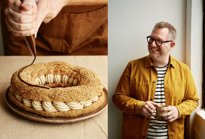 Tahini Milk Chocolate Paris-Brest Recipe, by Edd Kimber