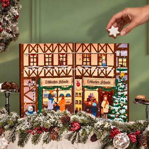 Lebkuchen-Schmidt PGI Lebkuchen & Biscuit Advent Calendar, 430g