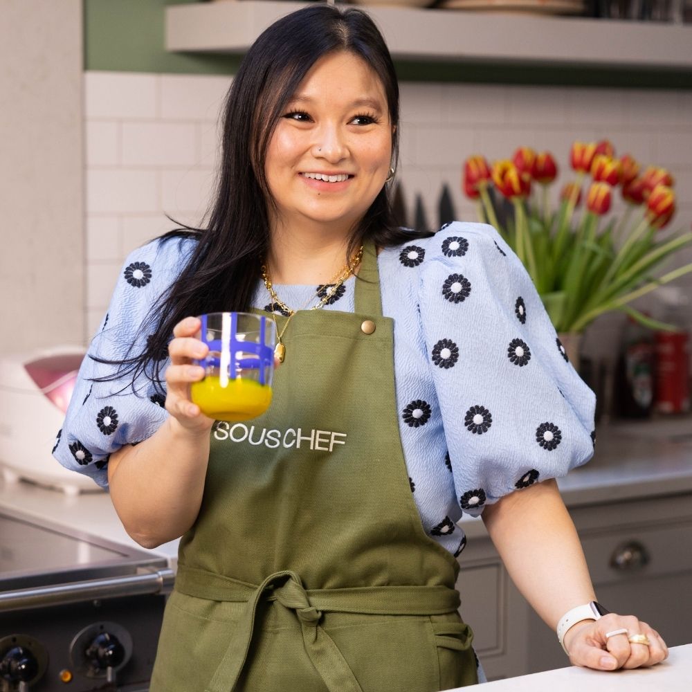 Sous Chef Green Denim Apron